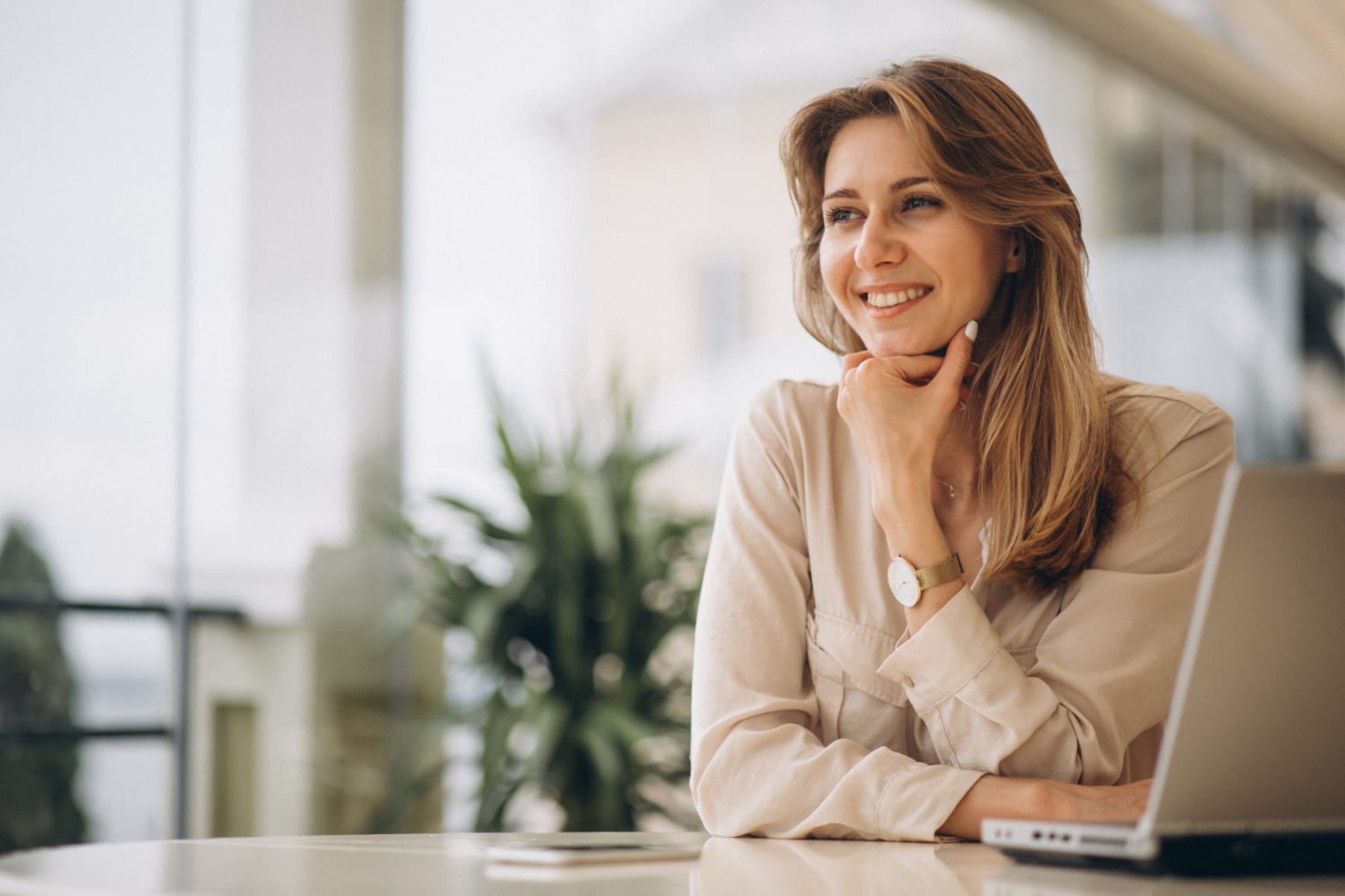 An adviser at work